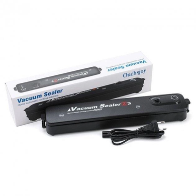 Вакууматор Vacuum Sealer вакуумный упаковщик для еды, бытовой вакууматор черный , Черный