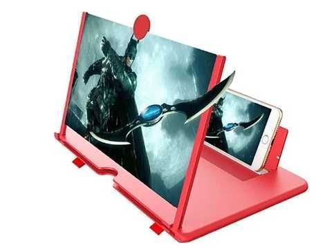 Складна регульована підставка-збільшувач 3D, 5D, 6D екрану тримач, Червоний