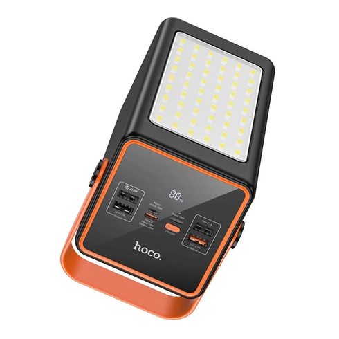 Повербанк с фонарем 90000mAh 22.5W Hoco J107 Super 333Wh PD20W 4xUSB/Type-C/MicroUSB