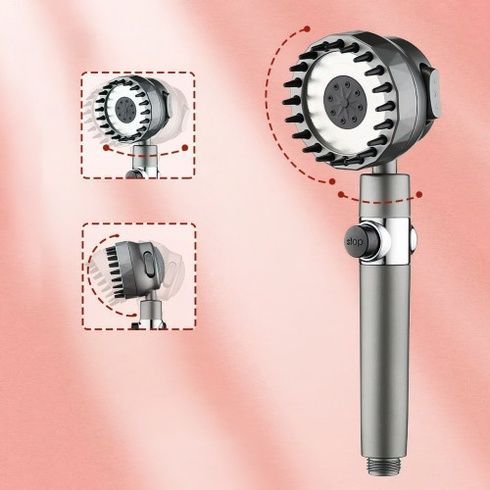 Насадка для душа с массажной головкой и фильтром 4 режима 360&deg;