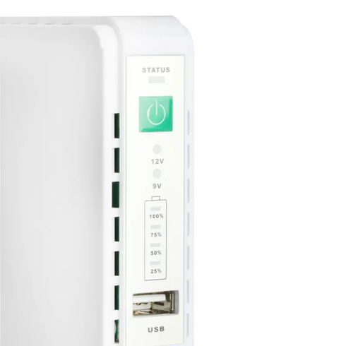 UPS для роутера та відеокамери з акумулятором &ndash; powerbank з виходом 5V, DC-9/12V, POE 15/24V