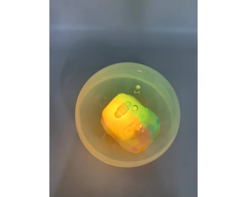 М'яка силіконова іграшка черепашка машинка в кулі All Bubble Ball