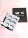 Набір накладні магнітні вії+підводка+пінцет Magnetic lashes 3 магнітів, Черный