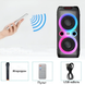 Колонка Bluetooth Wireless Speaker TTD-2809, 20Вт с караоке микрофоном и пультом управления и подсветкой