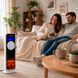Напольный кондиционер 2в1 с LED-дисплеем 2000 Вт + пульт ДУ / Колонный керамический тепловентилятор стаймером X-719