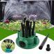 Умная система полива Multifunctional Water Sprinkler распылитель дождеватель для полива газона на 360 градусов, Зелёный
