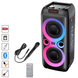 Колонка Bluetooth Wireless Speaker TTD-2809, 20Вт с караоке микрофоном и пультом управления и подсветкой