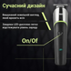 Машинка-триммер для стрижки волос, бороды и окантовки VGR V-191 аккумуляторная со сменными насадками 5 Вт