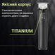 Машинка-триммер для стрижки волос, бороды и окантовки VGR V-191 аккумуляторная со сменными насадками 5 Вт