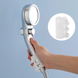 Тримач для душу на присосках SHOWER SUCKER Силіконовий переносний кронштейн - настінний для душової насадки на різні поверхні, Білий, Білий