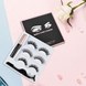 Набір накладні магнітні вії+підводка+пінцет Magnetic lashes 3 магнітів, Черный