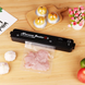 Вакууматор Vacuum Sealer вакуумный упаковщик для еды, бытовой вакууматор черный , Черный