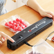 Вакууматор Vacuum Sealer вакуумный упаковщик для еды, бытовой вакууматор черный , Черный