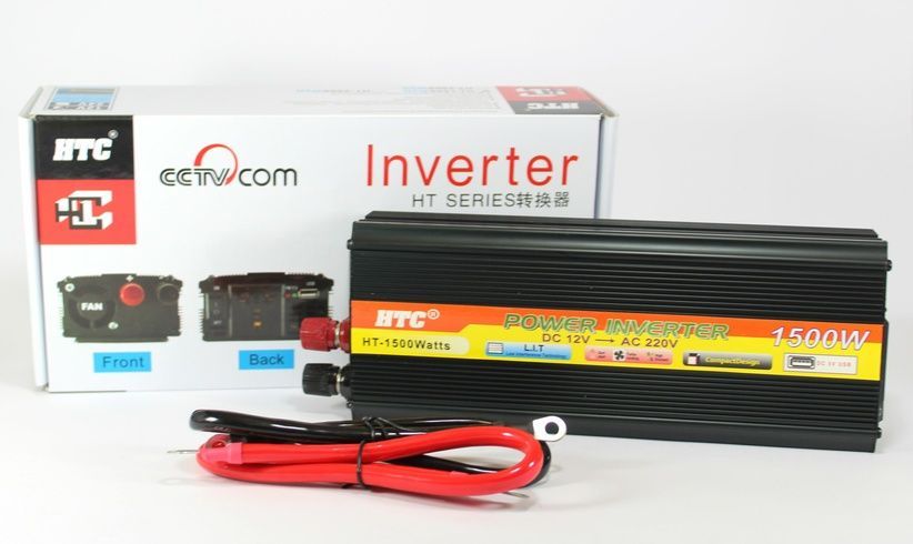 Преобразователь AC/DC 1500W 12V SSK / Инвертор в машину / Автомобильный преобразователь напряжения