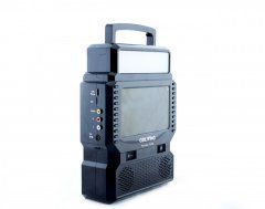 Портативна сонячна станція gdLite GD-8086 / сонячна панель з міні телевізором повір банк, Черный