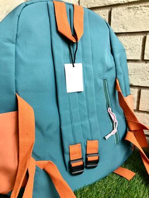 Рюкзак с мишкой карманом школьный стильный,спортивный,подростковый рюкзак Голубой