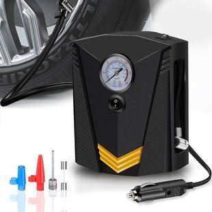Автомобильный компрессор 12 В для накачки шин до 150 PSI с манометром и LED подсветкой