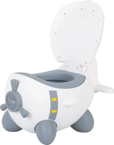 Дитячий горщик у вигляді літака FreeON Plane White-Grey