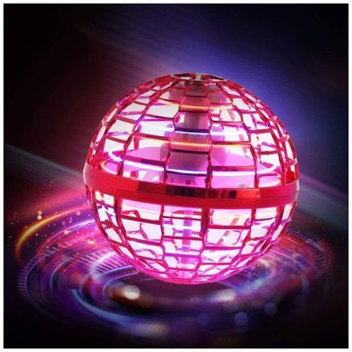 Летающий спиннер шар бумеранг с LED-подсветкой Flying Spinner , Голубой