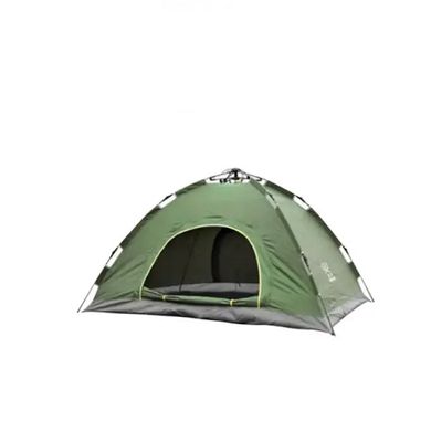 Туристическая палатка 200х150 см (зеленый\черный) , Разные цвета