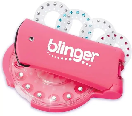 Стрази для волосся Bling Bling Стайлер для прикраси стразами, Рожевий