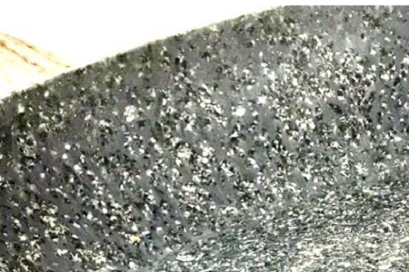 Сковорода  Benson BN-494 24см, h-6,3см, глубокая  мраморная антипригарная  покрытие