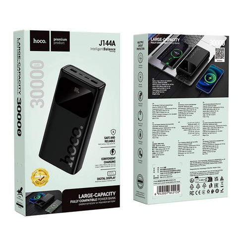 Портативний зарядний пристрій Павербанк Powerbank Hoco J144A 30 000 mAh
