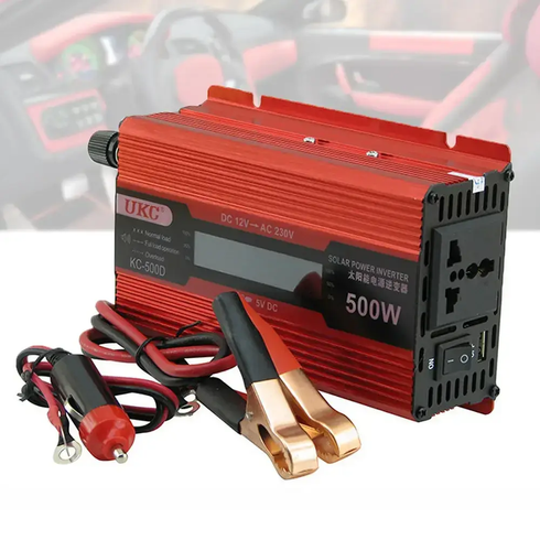 Преобразователь AC/DC KC-500D 500W+lcd, Инвертор в машину