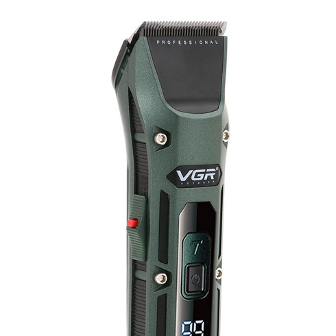 Аккумуляторная машинка для стрижки VGR V-696 Professional 4 led display