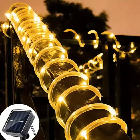 Світлодіодна гірлянда "Трубка" 10 м 100 LED, білий теплий