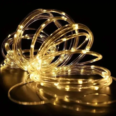 Світлодіодна гірлянда "Трубка" 10 м 100 LED, білий теплий