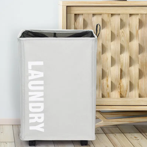 Тканевая корзина для белья с ручками ROLLING BAG AND243, ящик для белья