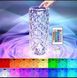 Настільна лампа Роза з пультом RGB Crystal Rose. Проекційний світильник-торшер нічник rose diamond table lamp кристал, Разноцветный