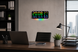 Годинник GH0750 RGB настінні, настільний / годинник з пультом на USB / Годинник календар, будильник, t&deg;, вологість