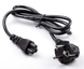 Кабель живлення шнур для ноутбука Cable for laptop POWERCORD 1,5м, Черный