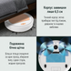 Аккумуляторный робот пылесос 3в1 с влажной уборкой / Пылесос  для влажной и сухой уборки LY-1248 1200 mAh
