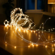 Гірлянда Кінський хвіст від USB 5 метра 1000 LED 20 ниток, жовтий