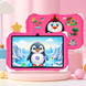 Детский планшет Meijiahui K1 Android-15 Penguin / Планшет 7" 6GB/128GB / Детский планшетный ПК с экраном 7 дюймов Розовый