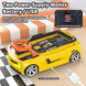 Дитячий симулятор водіння / Ігровий гоночний симулятор Adventure Racing Car 6606E Жовтий
