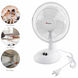 Вентилятор DOMOTEC MS-1624 White / Настольный вентилятор 2 скорости 23 Вт