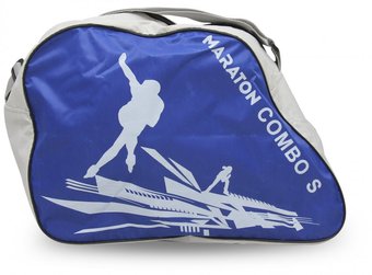 Сумка-рюкзак синяя для роликов (коньков) Maraton