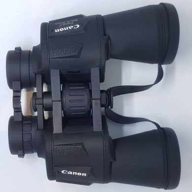 Мощный водонепроницаемый бинокль Canon 20x50 с защитным клапаном линз