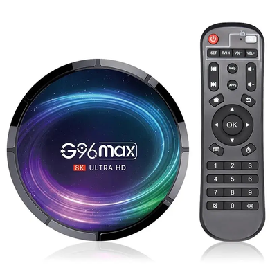 Приставка TV-BOX G96 Max X4 8K 4/64 UltraHD Android 11, Черный