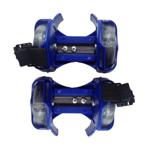 Ролики на пятку с подсветкой Flashing Roller Flash roller синий