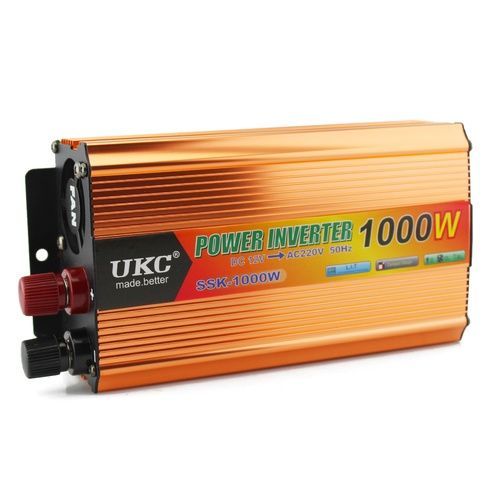 Перетворювач 12V на 220В, автомобільний інвертор 1000W UKC AC/DC SSK