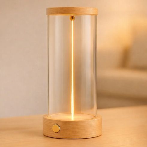 Настольный светильник с магнитной нитью, от USB, 19х7см, / Лампа ночник / LED аккумуляторная лампа