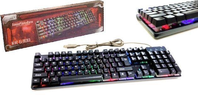 Игровая клавиатура с подсветкой Keyboard HK-6300