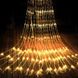 Гірлянда-штора Водоспад 2х2 м, 160 LED світлова завіса зі статичним режимом, тепле світло