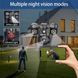 Поворотная влагозащитная камера  IP 4G с 3 линзами и с солнечной панелью