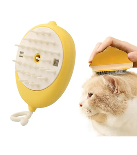 Паровая щетка массажная для ухода за шерстью животных 4 в 1 Pet comb